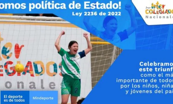 Juegos Intercolegiados Nacionales ahora son ley (Mindeporte)