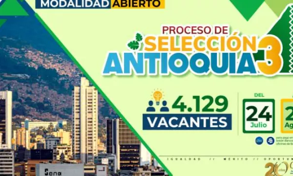 CNSC oferta más de 4.100 vacantes para ingresar por mérito en Antioquia (CNSC)