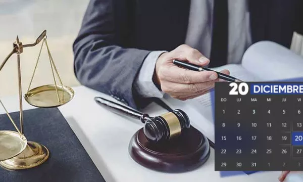 Vacancia judicial del 2024-2025 inicia el 20 de diciembre