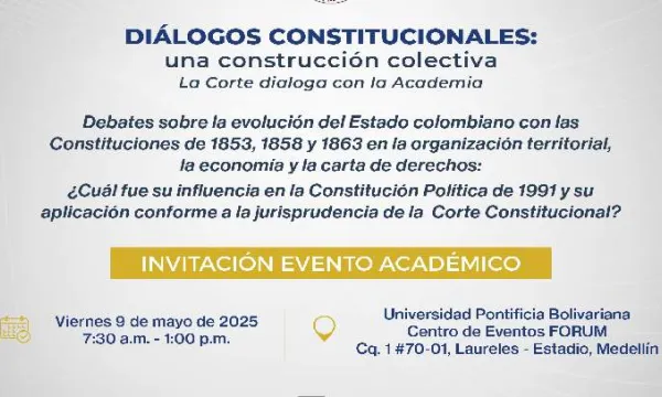 Siga en vivo, desde Medellín, la transmisión de ‘Diálogos Constitucionales’