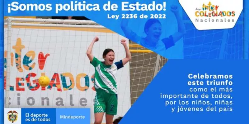 Juegos Intercolegiados Nacionales ahora son ley (Mindeporte)