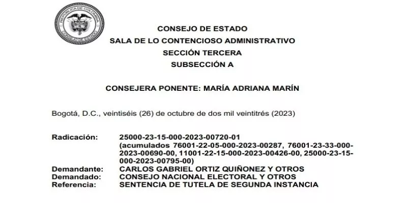 Confirman revocatoria de la inscripción como candidato a la Gobernación del Valle de Tulio Alberto Gómez Giraldo