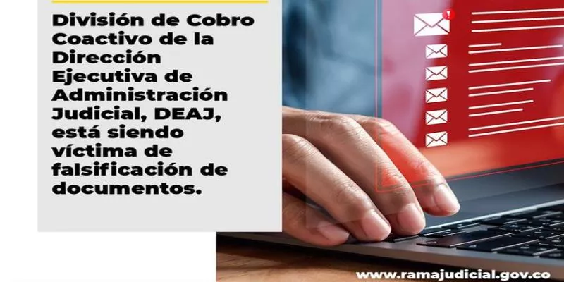 ATENCIÓN: Dirección Ejecutiva de Administración del Consejo Superior está siendo víctima de falsificación (CSJ)