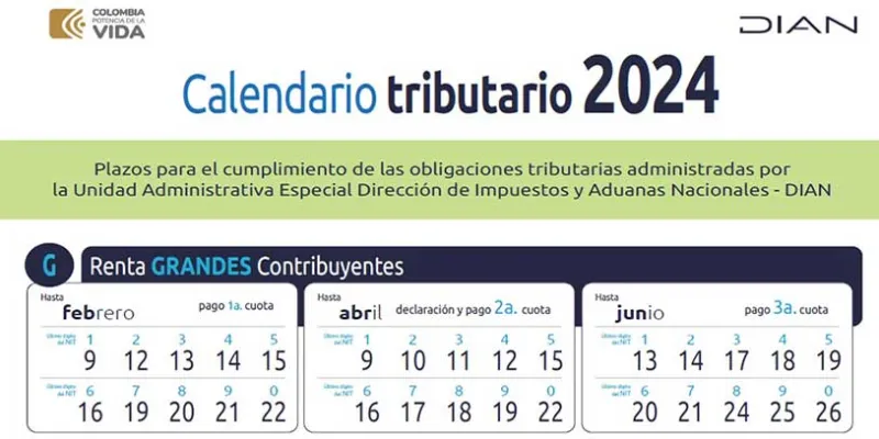 EXTRA: Conozca El Calendario Tributario Del 2024 | Ámbito Jurídico