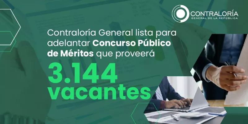 Contraloría adelantará concurso de méritos para proveer 3.144 vacantes (Contraloría)