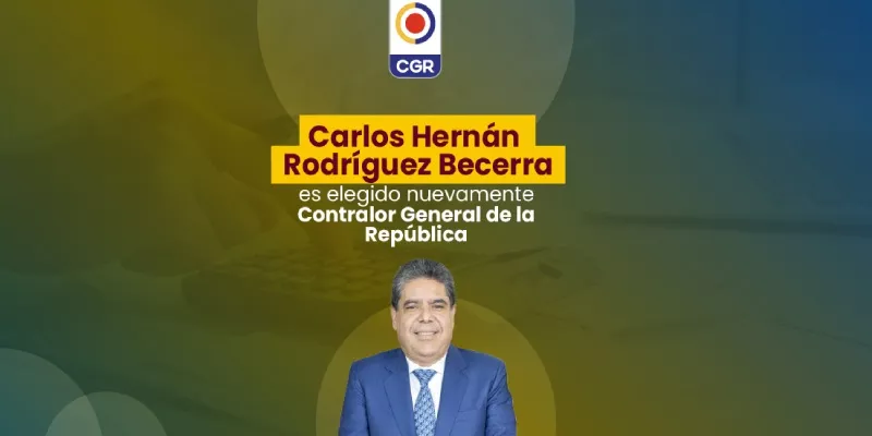 Carlos Hernán Rodríguez fue elegido nuevamente como contralor general (CGR)