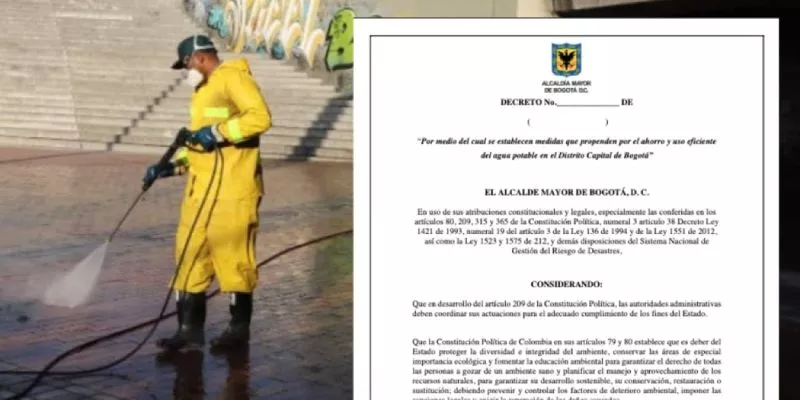 Estas serán las prohibiciones durante el racionamiento de agua en Bogotá (Alcaldía)